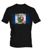 Northwest Territories Distressed Flag Mens T-Shirt