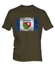 Northwest Territories Distressed Flag Mens T-Shirt
