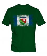 Northwest Territories Distressed Flag Mens T-Shirt