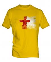 Nunavut Distressed Flag Mens T-Shirt