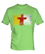 Nunavut Distressed Flag Mens T-Shirt