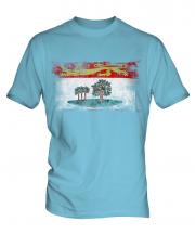 Prince Edward Island Distressed Flag Mens T-Shirt