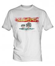 Prince Edward Island Distressed Flag Mens T-Shirt