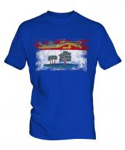 Prince Edward Island Distressed Flag Mens T-Shirt