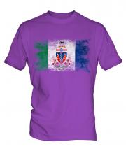 Yukon Distressed Flag Mens T-Shirt