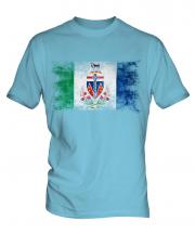 Yukon Distressed Flag Mens T-Shirt