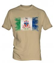 Yukon Distressed Flag Mens T-Shirt