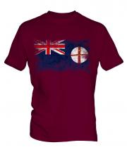 New South Wales Distressed Flag Mens T-Shirt