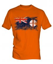 New South Wales Distressed Flag Mens T-Shirt