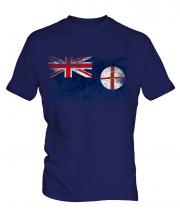 New South Wales Distressed Flag Mens T-Shirt