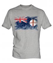 New South Wales Distressed Flag Mens T-Shirt