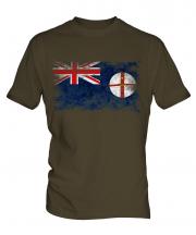 New South Wales Distressed Flag Mens T-Shirt