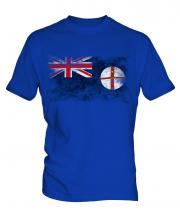 New South Wales Distressed Flag Mens T-Shirt