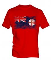 New South Wales Distressed Flag Mens T-Shirt