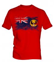 South Australia Distressed Flag Mens T-Shirt