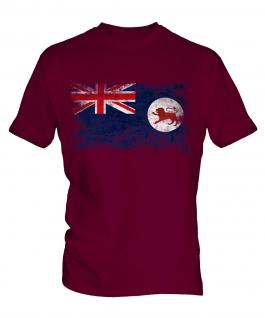 Tasmania Distressed Flag Mens T-Shirt