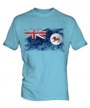 Tasmania Distressed Flag Mens T-Shirt