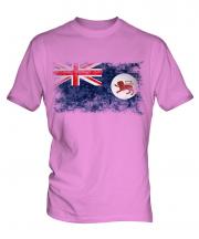 Tasmania Distressed Flag Mens T-Shirt
