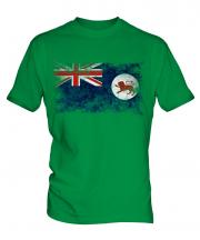 Tasmania Distressed Flag Mens T-Shirt