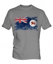 Tasmania Distressed Flag Mens T-Shirt
