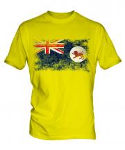 Tasmania Distressed Flag Mens T-Shirt