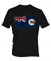 Tasmania Distressed Flag Mens T-Shirt