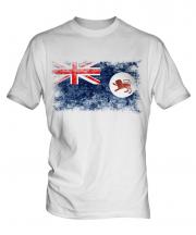 Tasmania Distressed Flag Mens T-Shirt