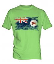 Tasmania Distressed Flag Mens T-Shirt