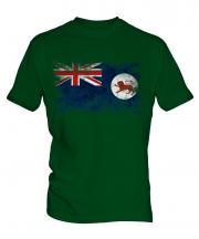 Tasmania Distressed Flag Mens T-Shirt