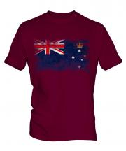 Victoria Distressed Flag Mens T-Shirt