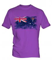 Victoria Distressed Flag Mens T-Shirt