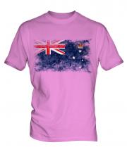 Victoria Distressed Flag Mens T-Shirt