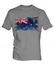Victoria Distressed Flag Mens T-Shirt