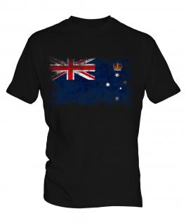 Victoria Distressed Flag Mens T-Shirt