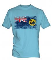Western Australia Distressed Flag Mens T-Shirt