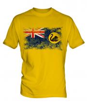 Western Australia Distressed Flag Mens T-Shirt