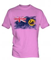 Western Australia Distressed Flag Mens T-Shirt