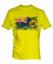 Western Australia Distressed Flag Mens T-Shirt