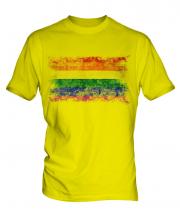 Gay Pride Distressed Flag Mens T-Shirt