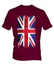 Union Jack Grunge Flag Mens T-Shirt