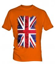 Union Jack Grunge Flag Mens T-Shirt