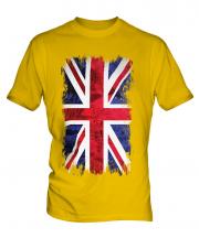 Union Jack Grunge Flag Mens T-Shirt