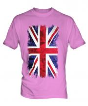 Union Jack Grunge Flag Mens T-Shirt