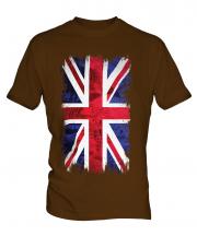 Union Jack Grunge Flag Mens T-Shirt