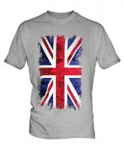 Union Jack Grunge Flag Mens T-Shirt