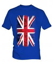 Union Jack Grunge Flag Mens T-Shirt