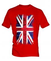 Union Jack Grunge Flag Mens T-Shirt