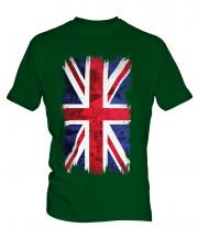 Union Jack Grunge Flag Mens T-Shirt