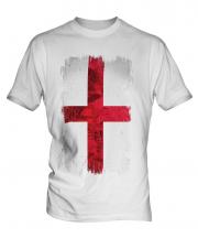 England St George Grunge Flag Mens T-Shirt