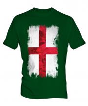 England St George Grunge Flag Mens T-Shirt